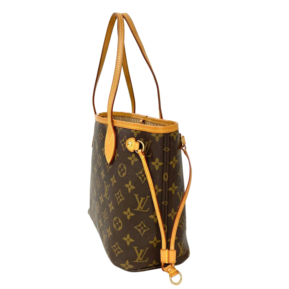 LOUIS VUITTON Brown Monogram Canvas Neverfull PM Tote Bag - Picture 2 of 13